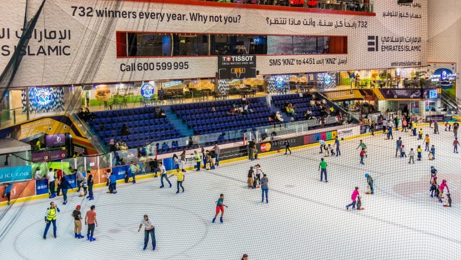 Dubai Ice Rink החלקה על הקרח בדובאי DUBAI